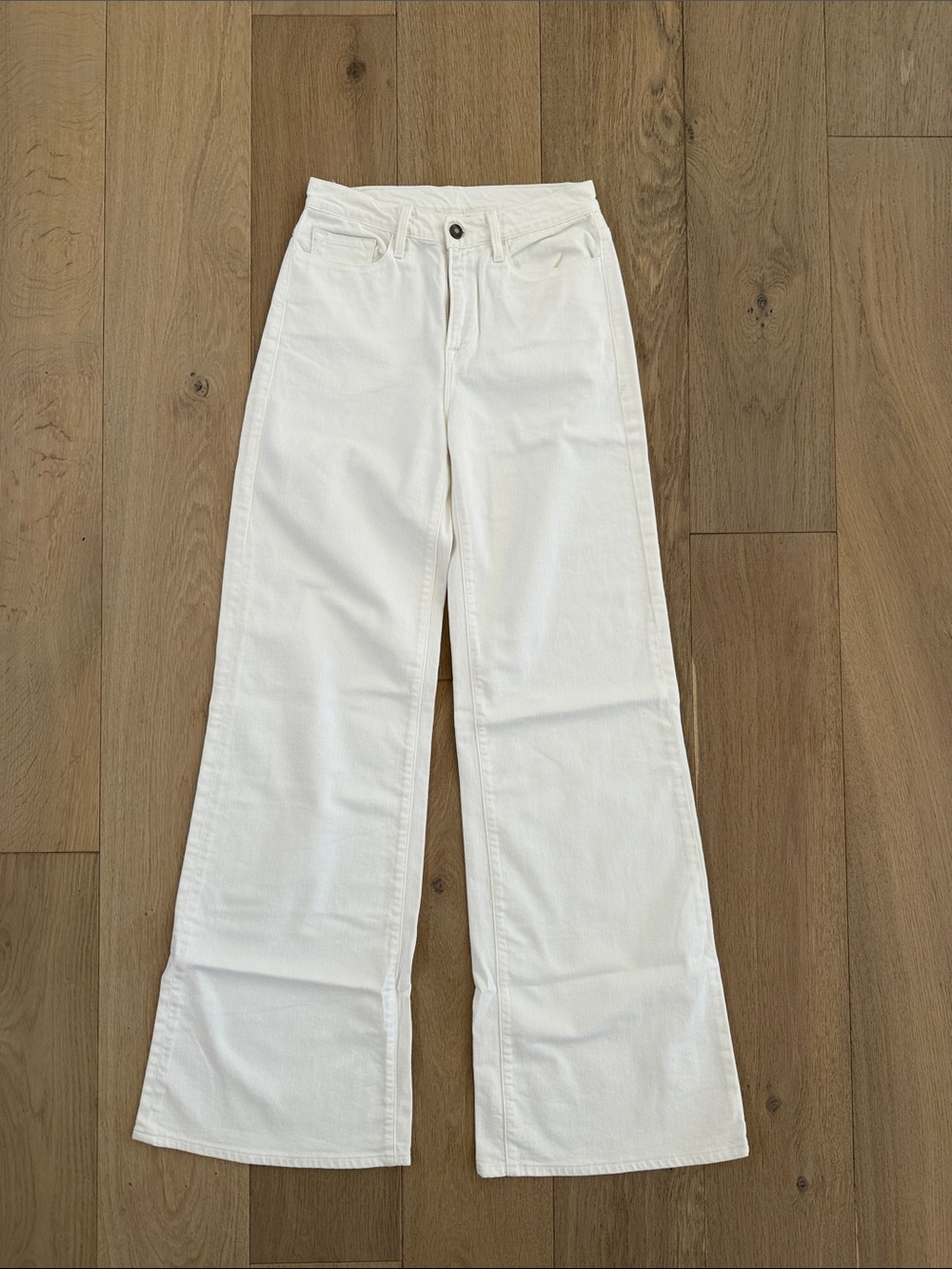 Frame Wide Leg White Women's Jeans Size 27